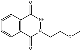 2,3-Dihydro-2-(2-methoxyethyl)-1,4-phthalazinedione Structure