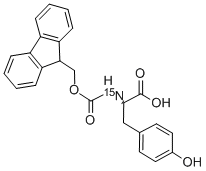 FMOC-[15N]TYR-OH Structure