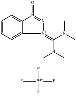 2-(1H-Benzotriazole-1-yl)-1,1,3,3-tetramethyluronium tetrafluoroborate Structure