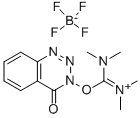N,N,N',N'-Tetramethyl-O-(3,4-dihydro-4-oxo-1,2,3-benzotriazin-3-yl)uronium tetrafluoroborate 구조식 이미지