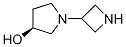 (3S)-1-(3-azetidinyl)-3-Pyrrolidinol Structure