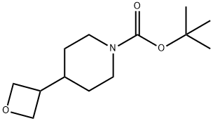 tert-부틸4-(옥세탄-3-일)피페리딘-1-카르복실레이트 구조식 이미지