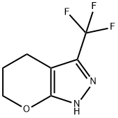 3-Methyl-1H,4H,5H,6H-pyrano[2,3-c]pyrazole 구조식 이미지