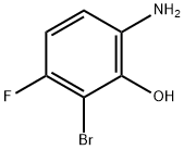 3-Bromo-4-fluoro-2-hydroxyaniline Structure