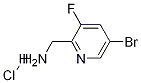 (5-broMo-3-fluoropyridin-2-yl)MethanaMine hydrochloride Structure