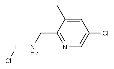 (5-chloro-3-Methylpyridin-2-yl)MethanaMine hydrochloride 구조식 이미지