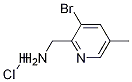 (3-broMo-5-메틸피리딘-2-일)메탄나염산염 구조식 이미지