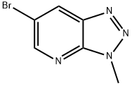 6-Bromo-3-methyl-3H-[1,2,3]triazolo[4,5-b]pyridine 구조식 이미지