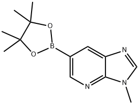 3-Methyl-6-(4,4,5,5-tetramethyl-1,3,2-dioxaborolan-2-yl)-3H-imidazo[4,5-b]pyridine 구조식 이미지