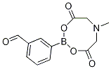 3-(6-Methyl-4,8-dioxo-1,3,6,2-dioxazaborocan-2-yl)benzaldehyde 구조식 이미지
