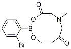 2-(2-Bromophenyl)-6-methyl-1,3,6,2-dioxazaboracane-4,8-dione 구조식 이미지