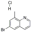 6-Bromo-8-methylquinoline HCl Structure