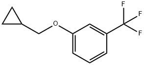 1-(Cyclopropylmethoxy)-3-(trifluoromethyl)benzene Structure