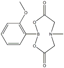 2-(2-Methoxyphenyl)-6-methyl-1,3,6,2-dioxazaborocane-4,8-dione Structure