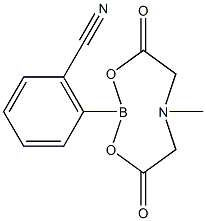 2-Cyanophenylboronic acid MIDA ester Structure