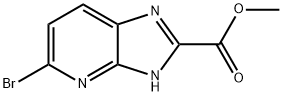 methyl 5-bromo-1H-imidazo[4,5-b]pyridine-2-carboxylate
 Structure