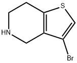 3-브로모-4,5,6,7-테트라히드로티에노[3,2-c]피리딘 구조식 이미지