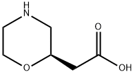 (R)-2-Morpholineacetic acid Structure