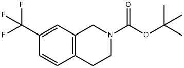 N-boc-7-트리플루오로메틸-1,2,3,4-테트라히드로-이소퀴놀린 구조식 이미지