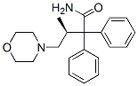 4-Morpholinebutanamide, .beta.-methyl-.alpha.,.alpha.-diphenyl-, (S)- Structure