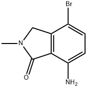 7-aMino-4-broMo-2-Methylisoindolin-1-one Structure