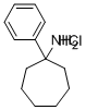 1-PHENYLCYCLOHEPTYLAMINE HYDROCHLORIDE Structure