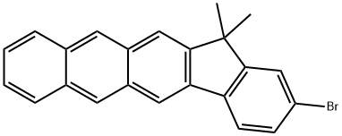 2-Bromo-13,13-dimethyl-13H-indeno[1,2-b]anthracene Structure