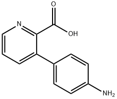 3-(4-AMinophenyl)pyridine-2-carboxylic acid Structure