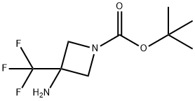 3-AMino-1-Boc-3-(trifluoroMethyl)azetidine Structure