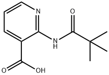 2-(2,2-DIMETHYL-PROPIONYLAMINO)-NICOTINIC ACID Structure