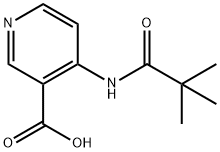 4-[(2,2-디메틸프로판올)아미노]니코틴산 구조식 이미지