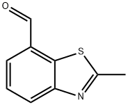 7-Benzothiazolecarboxaldehyde,2-methyl-(9CI) Structure