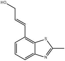 2-Propen-1-ol,3-(2-methyl-7-benzothiazolyl)-,(E)-(9CI) 구조식 이미지