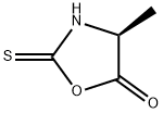 5-옥사졸리디논,4-메틸-2-티옥소-,(S)-(9Cl) 구조식 이미지