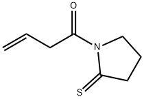 2-Pyrrolidinethione,  1-(1-oxo-3-butenyl)-  (9CI) Structure