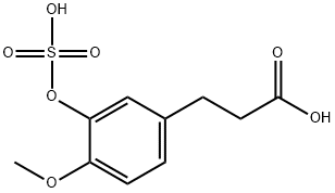 디히드로이소페룰산3-O-황산염 구조식 이미지