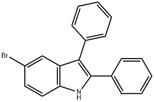 5-broMo-2,3-diphenyl-1H-indole 구조식 이미지