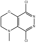 5,8-dichloro-3,4-dihydro-4-Methyl-2H-pyridazino[4,5-b][1,4]oxazine Structure