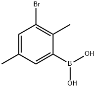 3-Bromo-2,5-Dimethylphenylboronic acid Structure