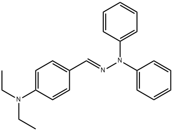 4-(Diethylamino)benzaldehyde diphenylhydrazone 구조식 이미지