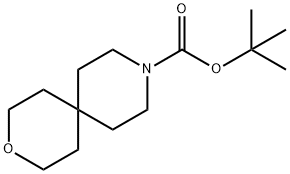 3-Oxa-9-azaspiro[5.5]undecan-9-carboxylic acid tert-butyl ester Structure