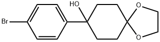 8-(4-BROMOPHENYL)-1,4-DIOXASPRIO[4,5]DECAN-8-OL 구조식 이미지