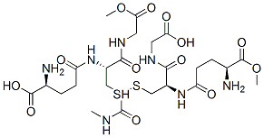 S-(N-METHYLCARBAMOYL)GLUTATHIONEDIMETHYLESTER Structure