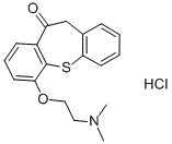 디벤조(b,f)티에핀-10(11H)-온,6-(2-(디메틸아미노)에톡시)-,염화수소 구조식 이미지