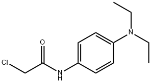 2-클로로-N-[4-(디에틸아미노)페닐]아세트아미드염산염 구조식 이미지