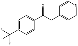 2-피리딘-4-YL-1-(4-트리플루오로메틸-페닐)-에타논 구조식 이미지
