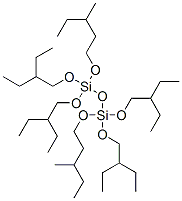 hexakis(2-ethylbutyl) diorthosilicate  구조식 이미지