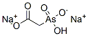 disodium arsonoacetate Structure