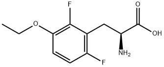 3-Ethoxy-2,6-difluoro-DL-phenylalanine, 97% 구조식 이미지