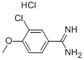 3-Chloro-4-methoxybenzamidine HCl Structure